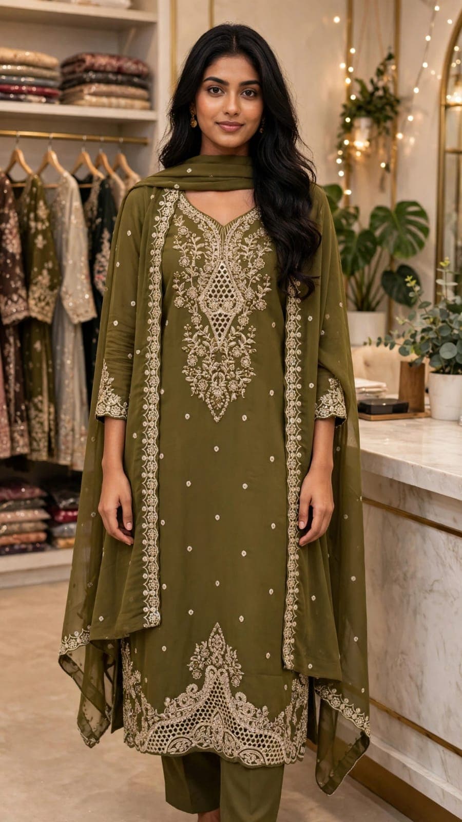 Hussain Rehar Inspired - Luxury Pakistani Couture