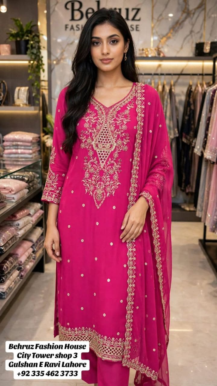 Hussain Rehar Inspired - Luxury Pakistani Couture
