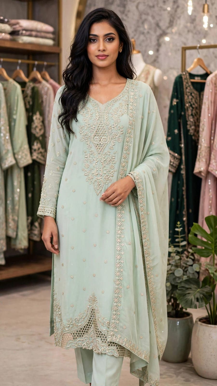Hussain Rehar Inspired - Luxury Pakistani Couture